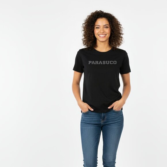 Parasuco Black Logo Graphic Tee – Size M - Picture 1 of 8